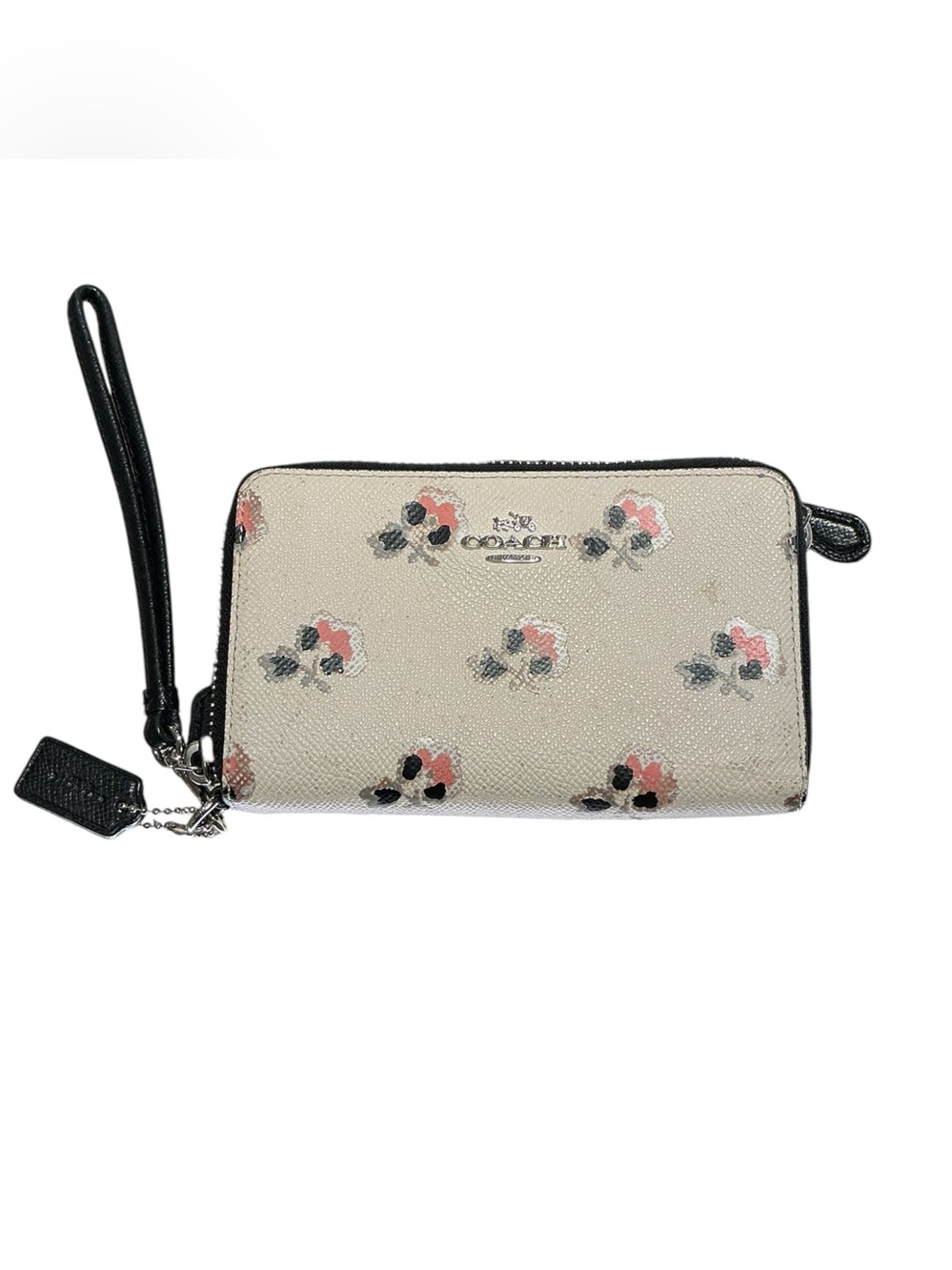 Coach Floral Print Bi-fold Wallet